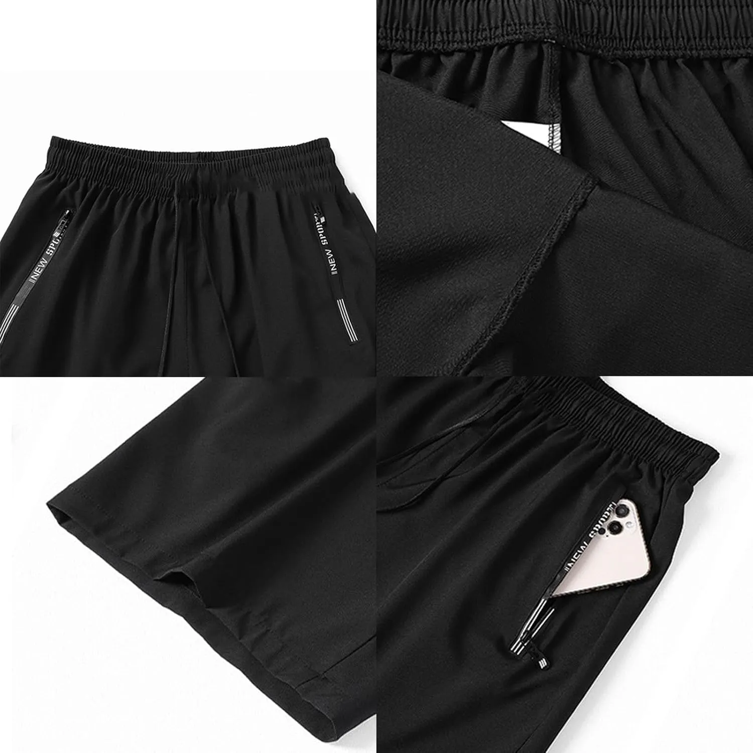 Onavee Icedactive - Women's Ice Silk Quick Drying Stretch Shorts, Unisex Onavee Shorts for Running Yoga Gym