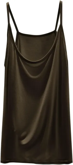 Oplxuo Women Camisole Spaghetti Strap Tank Top Casual Loose Layering Cami Undershirt for Yoga
