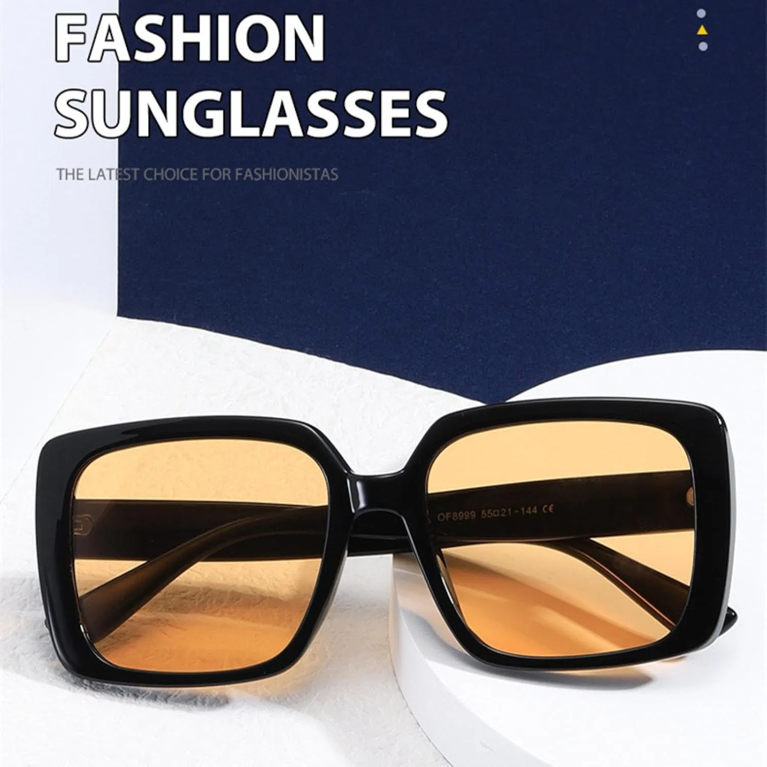 Oversized Retro Sunglasses Uv400