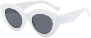 Oversized Thick Frame Cat Eye Fashion Sunglasses Woman Vintage Black Glasses Sun Glasses Female UV400 Eyewear Shades