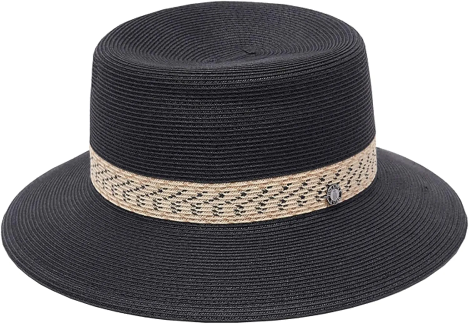 Pineapple&Star Bella Sun Beach Wide Brim Straw Hat Fine Braid UPF50  for Women