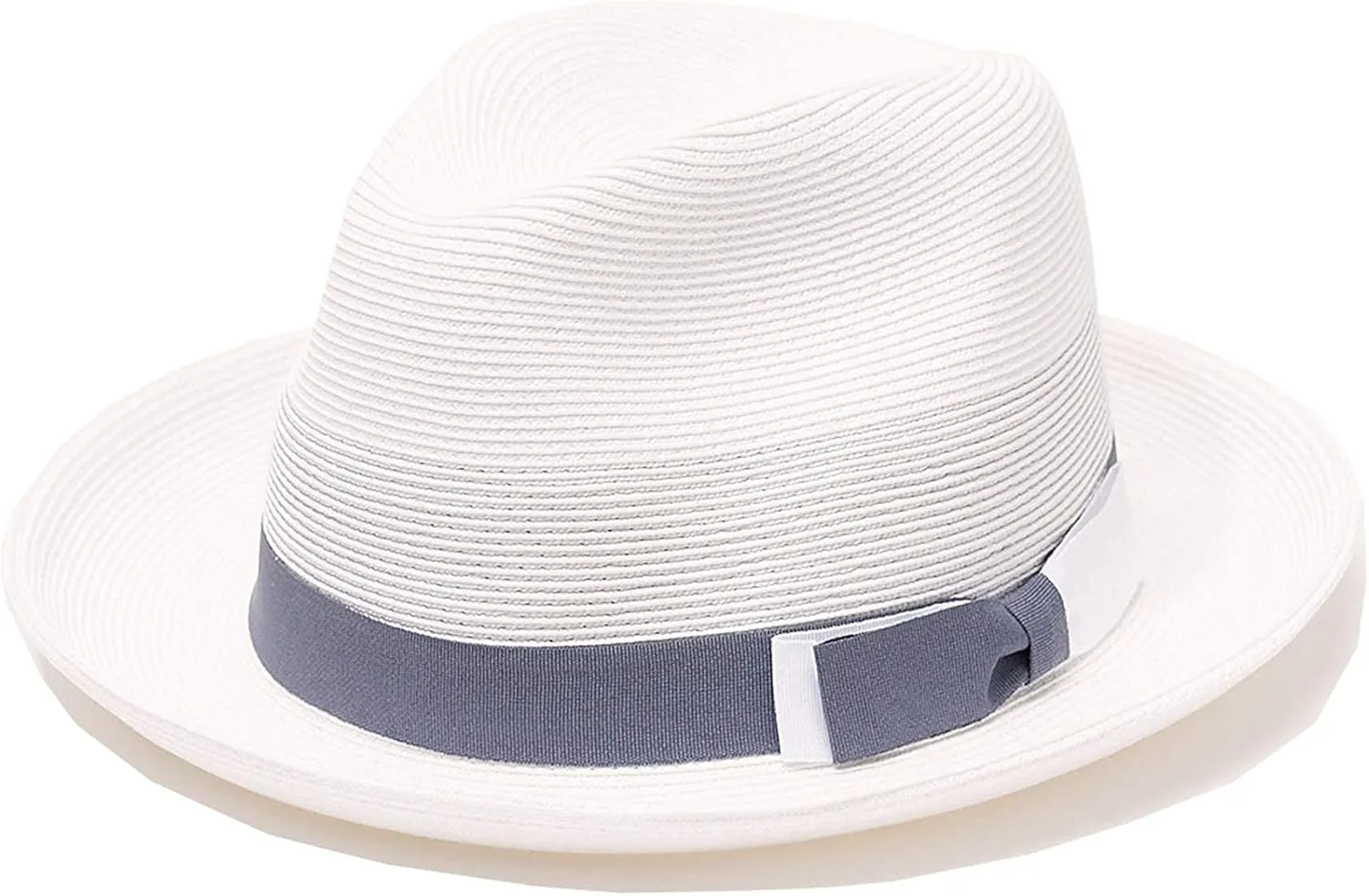 Pineapple&Star Genoa Fedora Bucket Sun Straw Beach Hat Fine Braid UPF50  Unisex