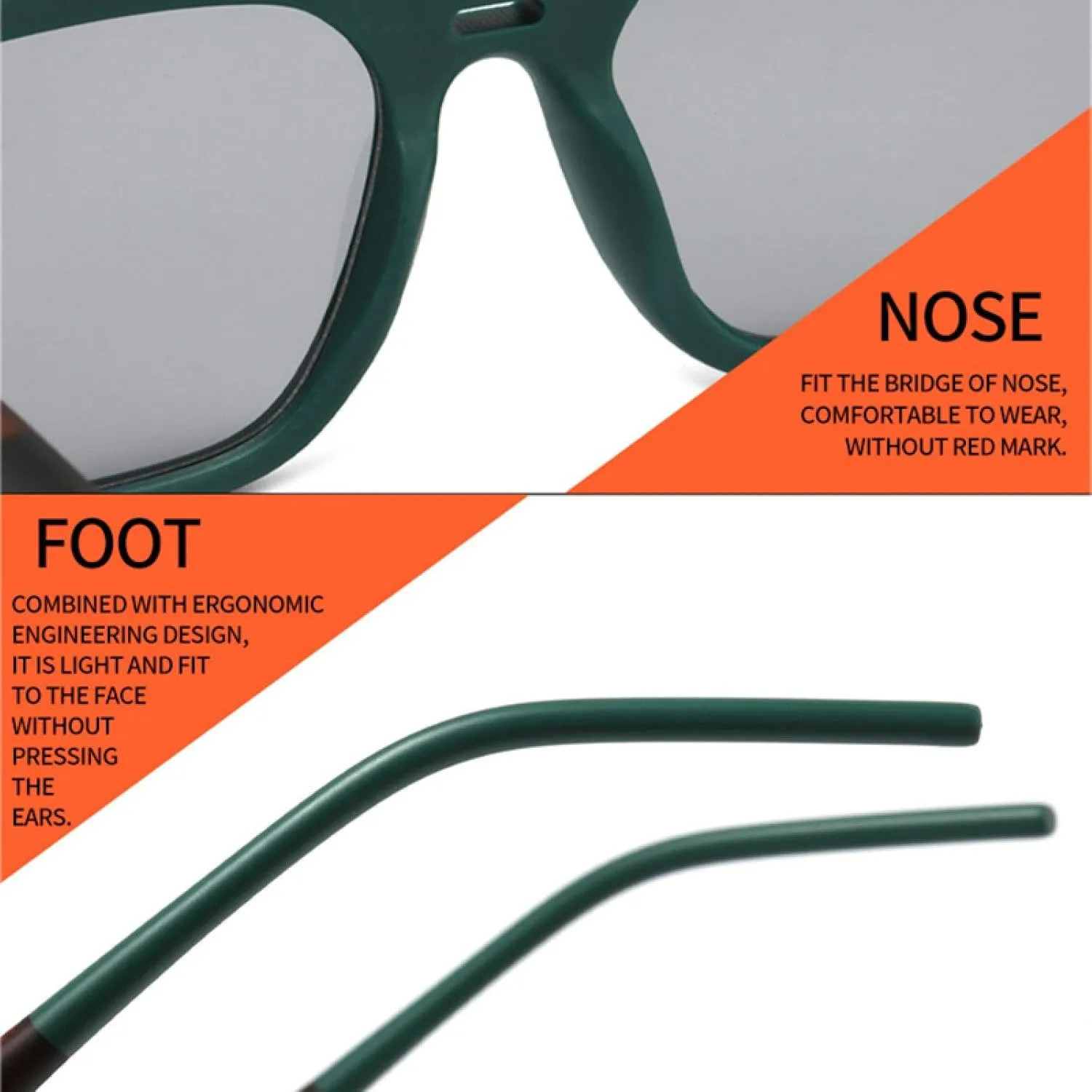 Retro Sunglasses for Women Fashion Clear Gradient Uv400 Men Punk Rivets