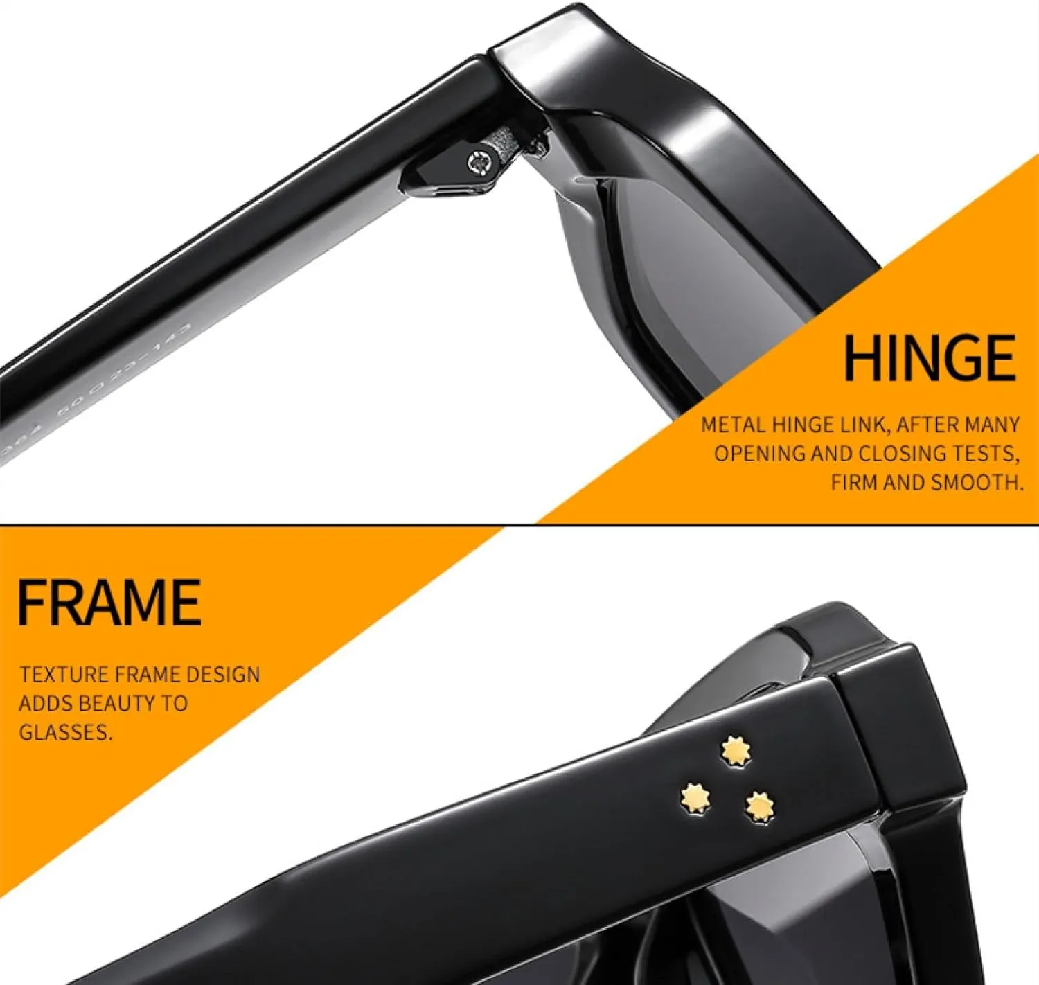 Retro Sunglasses for Women Men Vintage Rivets Outdoor Uv400