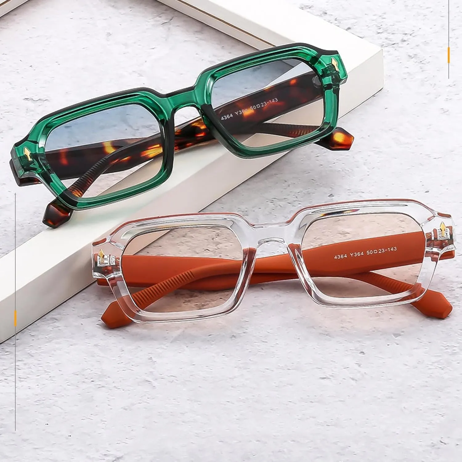 Retro Sunglasses for Women Men Vintage Rivets Outdoor Uv400