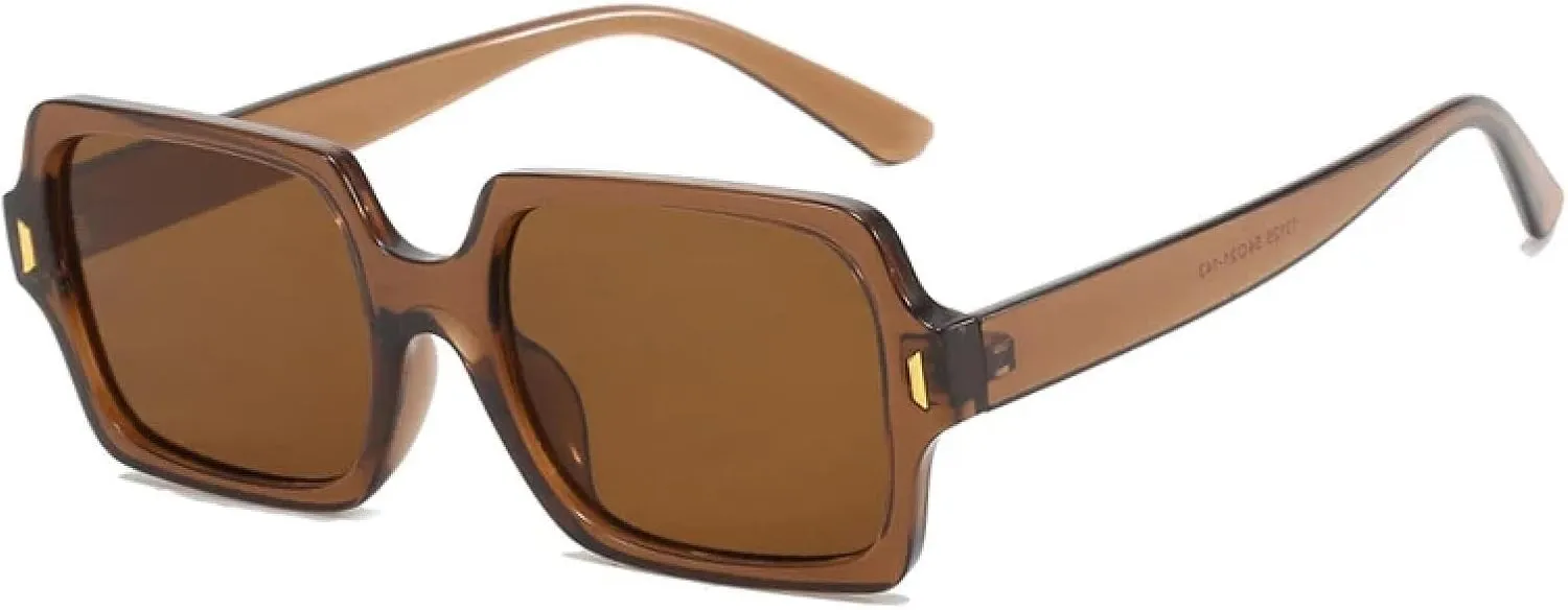 Retro Sunglasses Men Popular Oversized Spectacles Women Stylish Casual Sunshade Mirror