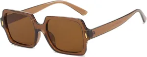Retro Sunglasses Men Popular Oversized Spectacles Women Stylish Casual Sunshade Mirror