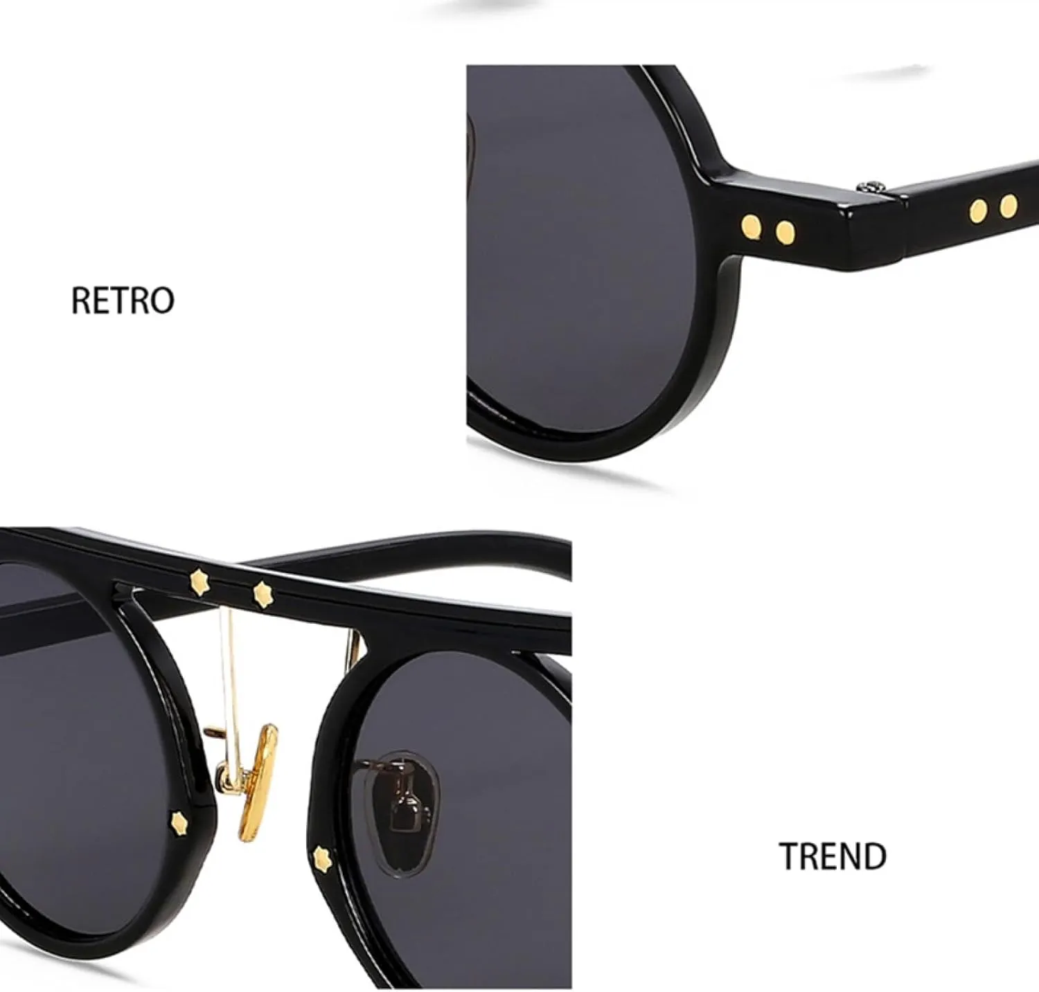 Retro Sunglasses Men Women Popular Uv400
