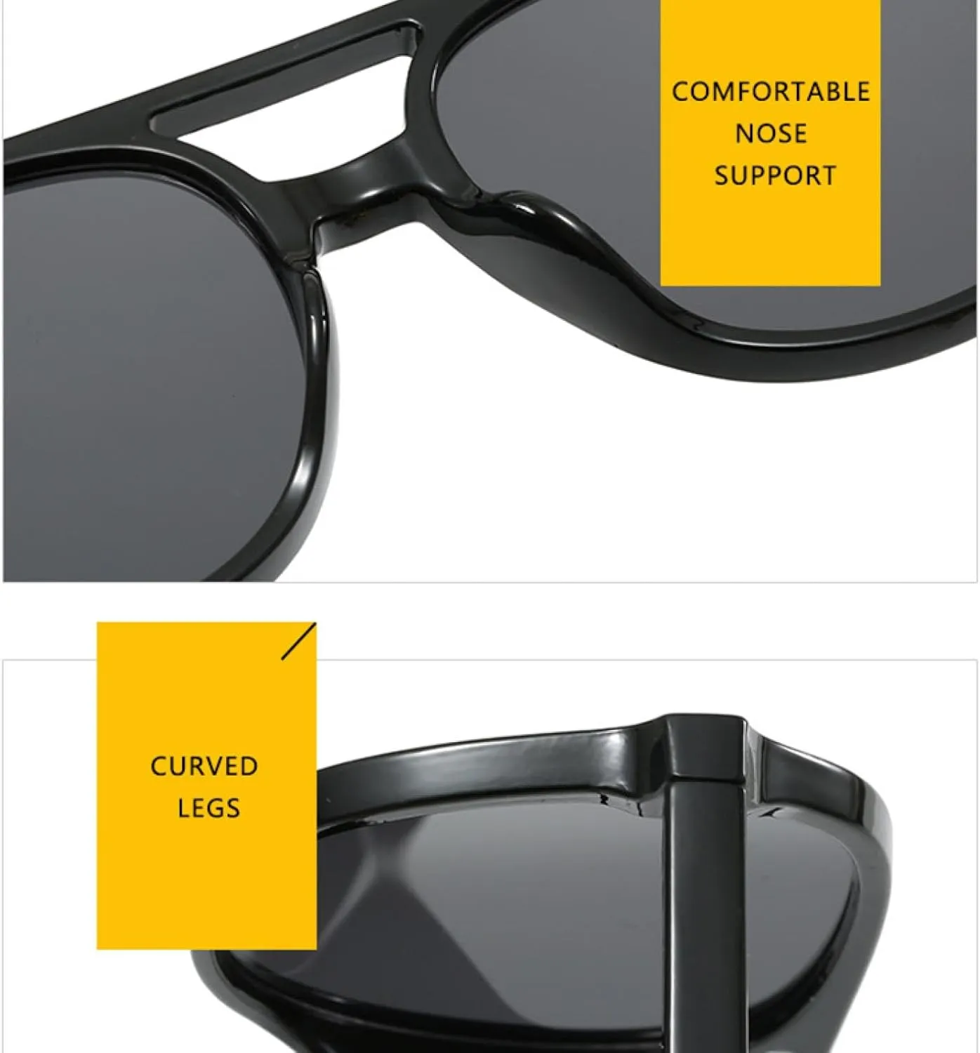 Retro Sunglasses Women Men Fashion Vintage Oval Frame Gradient Uv400