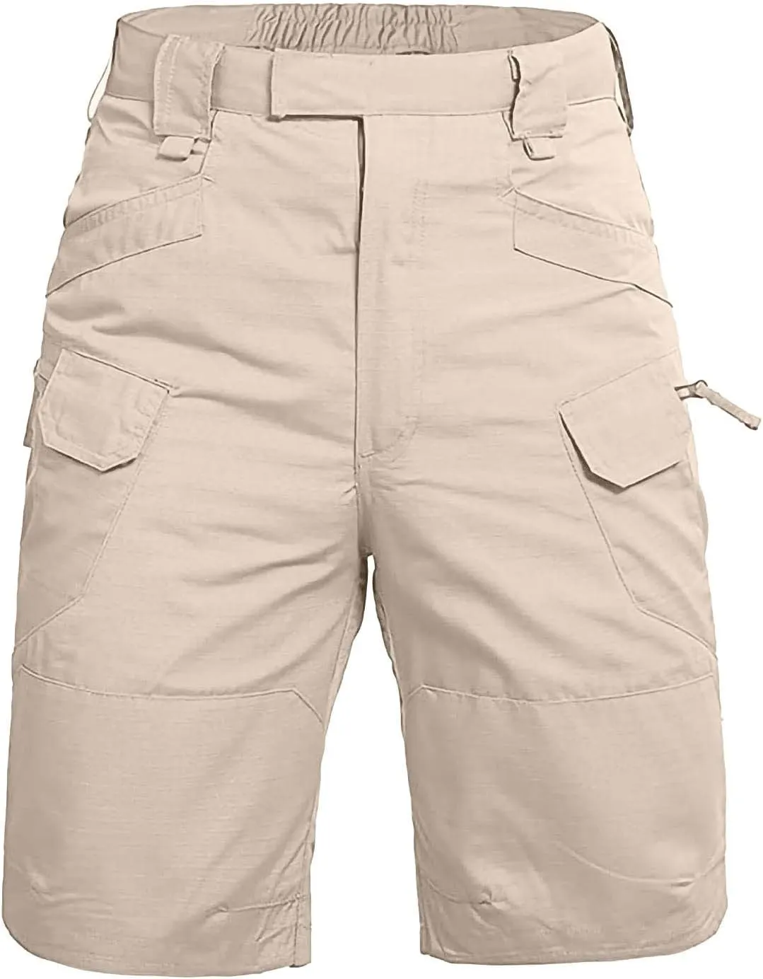 RTRDE Men's Casual Outdoor Shorts Elastic Waist Lightweight Water Resistant Quick Dry Fishing Hiking Shorts, S-5XL