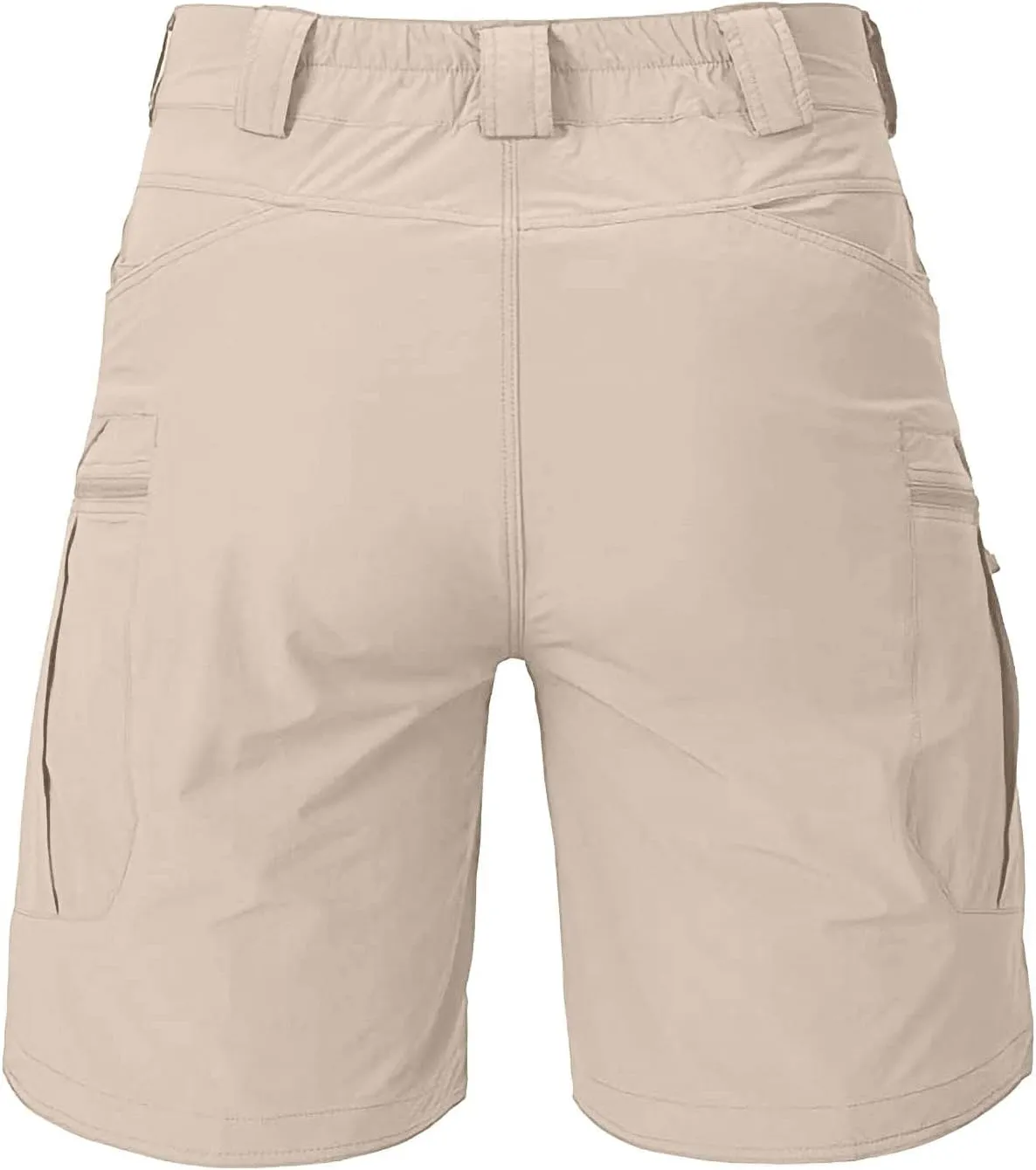 RTRDE Men's Casual Outdoor Shorts Elastic Waist Lightweight Water Resistant Quick Dry Fishing Hiking Shorts, S-5XL