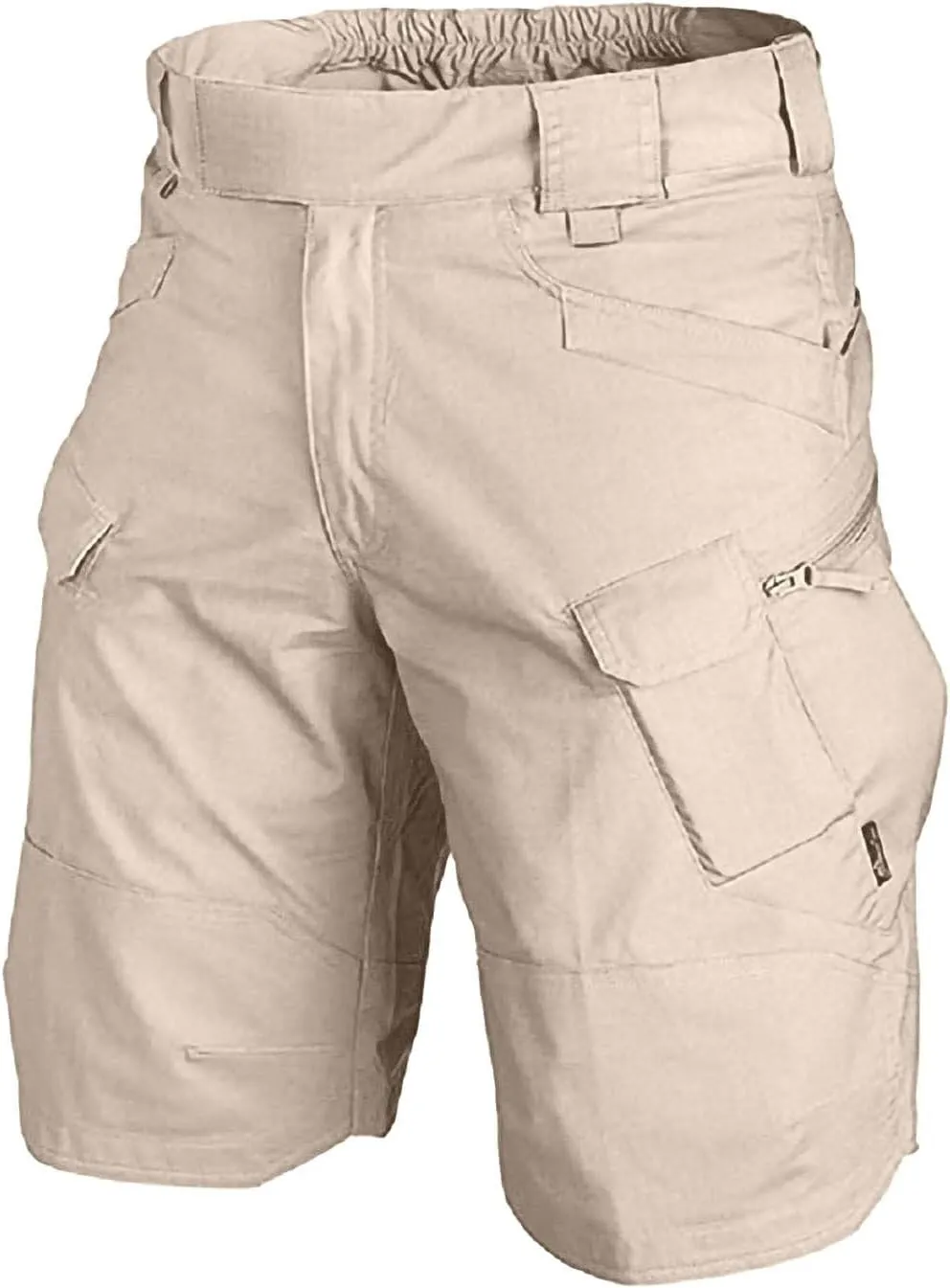 RTRDE Men's Casual Outdoor Shorts Elastic Waist Lightweight Water Resistant Quick Dry Fishing Hiking Shorts, S-5XL
