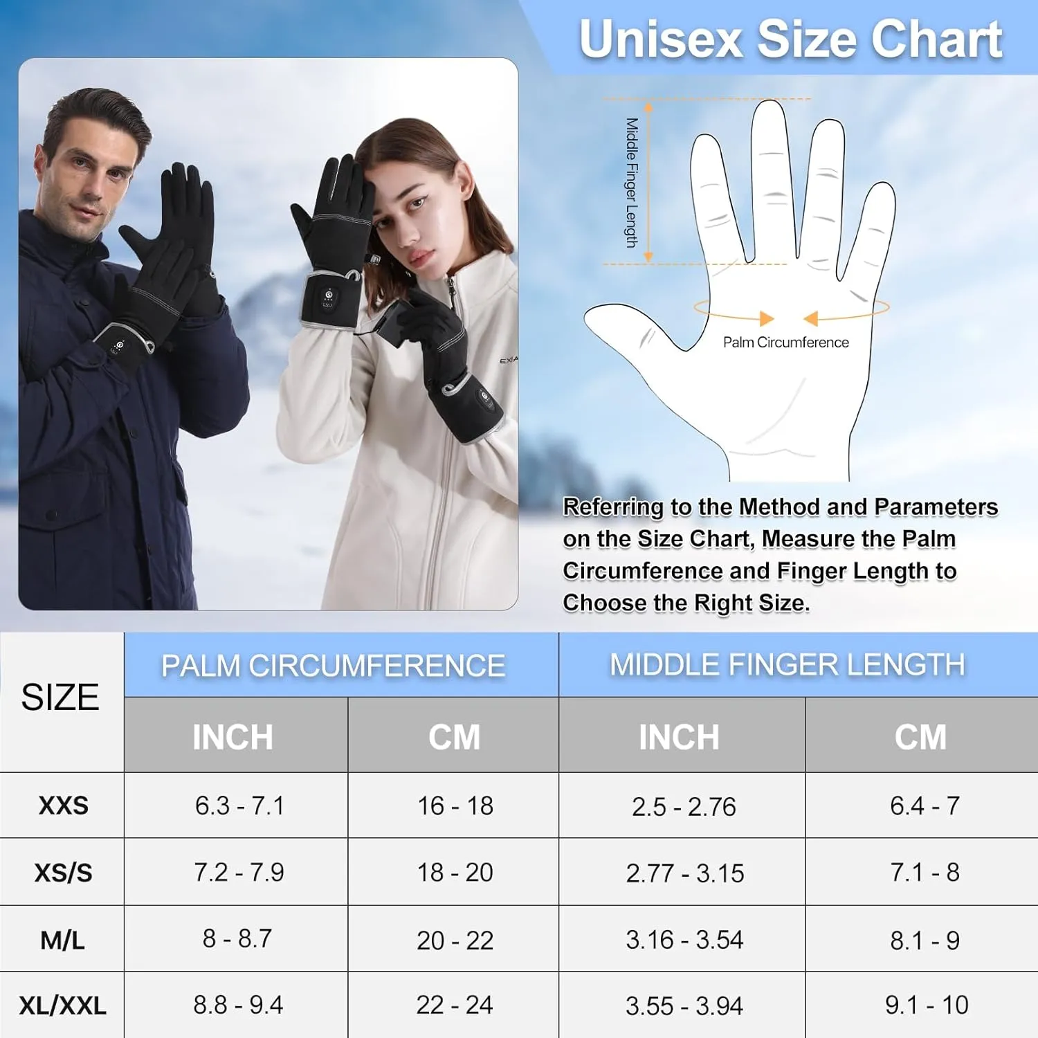 Savior Heated Glove Liners for Men Women,APP Smart Electric Gloves,Rechargeable,Suitable for Driving,Typing,etc.