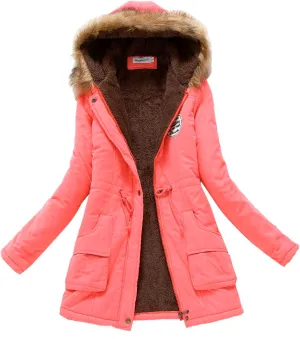 Sherpa Fleece Lined Jacket for Women 2024 Winter Warm Mid-Length Long Sleeve Jacket Loose Fit Zip Up Open Front Coat