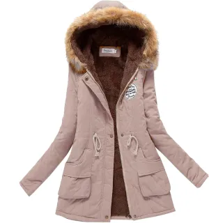 Sherpa Fleece Lined Jacket for Women 2024 Winter Warm Mid-Length Long Sleeve Jacket Loose Fit Zip Up Open Front Coat
