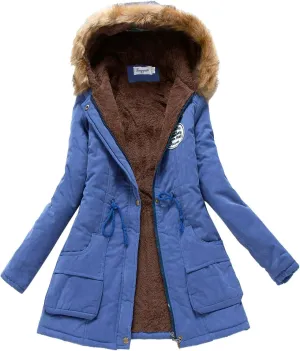 Sherpa Fleece Lined Jacket for Women 2024 Winter Warm Mid-Length Long Sleeve Jacket Loose Fit Zip Up Open Front Coat