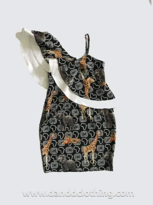 Short Party Dress V Neck