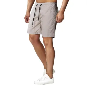 Shorts for Men Casual Quick Dry Expandable Waist Drawstring Walk Summer Classic-Fit Beach Sports Fitness Shorts