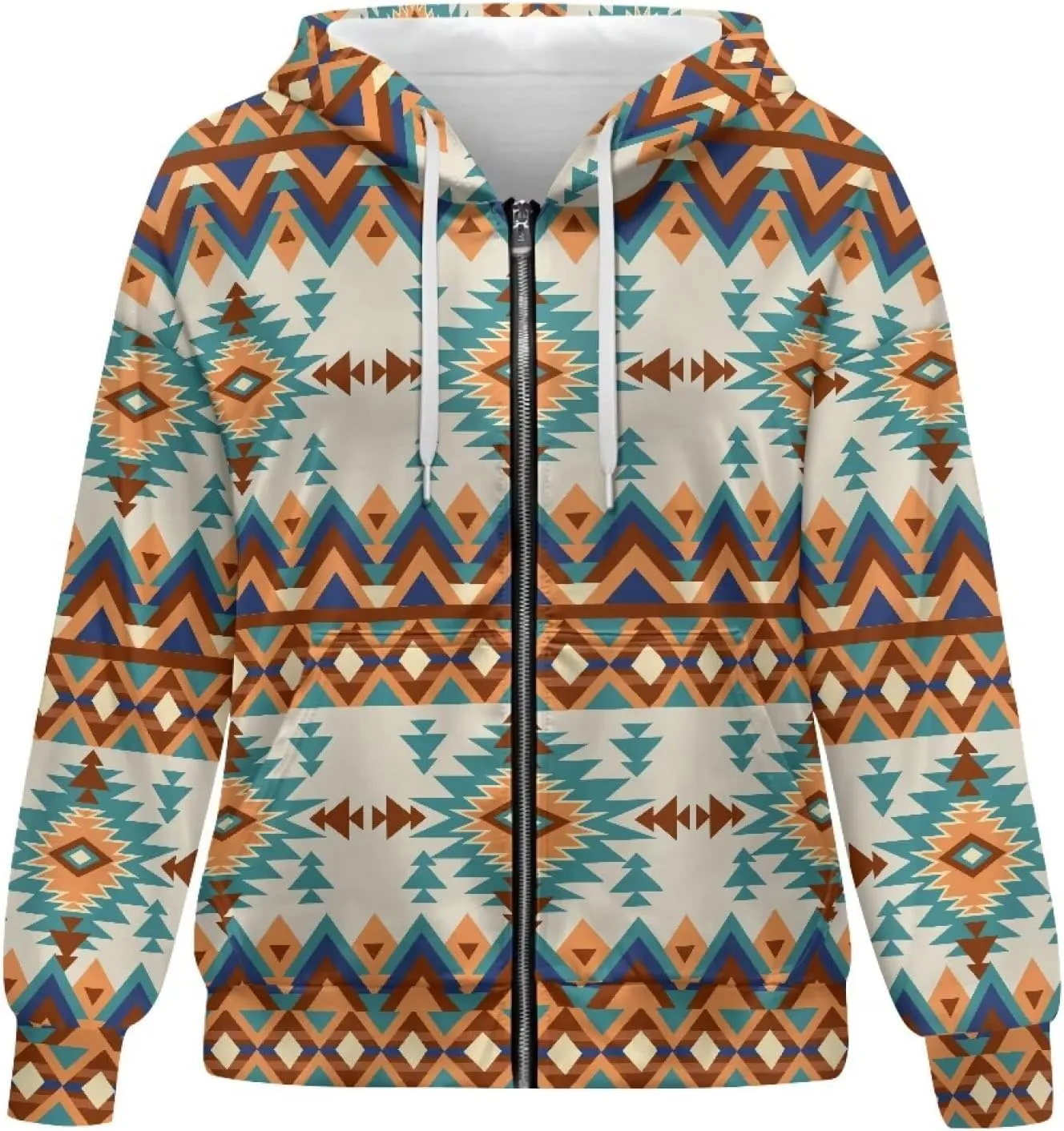 Showudesigns Zip Up Jackets for Women Plus Size Hoodies & Sweatshirts Fall Pullover Spring Tops