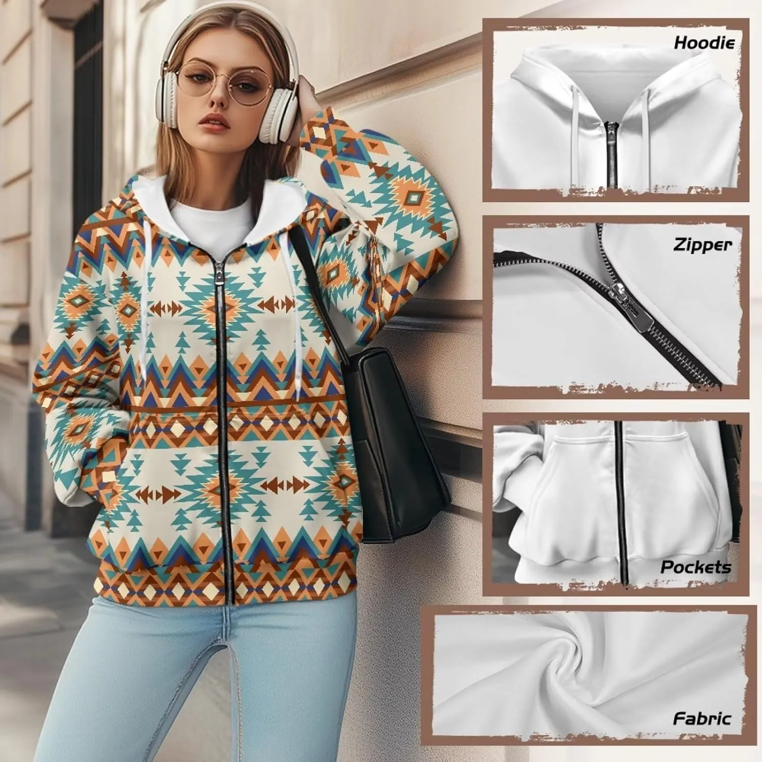 Showudesigns Zip Up Jackets for Women Plus Size Hoodies & Sweatshirts Fall Pullover Spring Tops