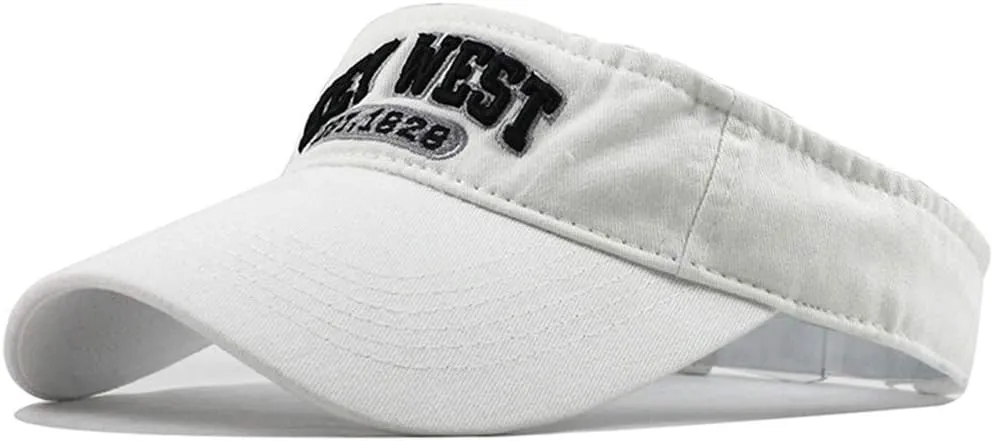 Sports Sun Visor Women Men Lightweight Packable 𝙲ooling Stretchy Visor Hat for Running, Tennis, Golf