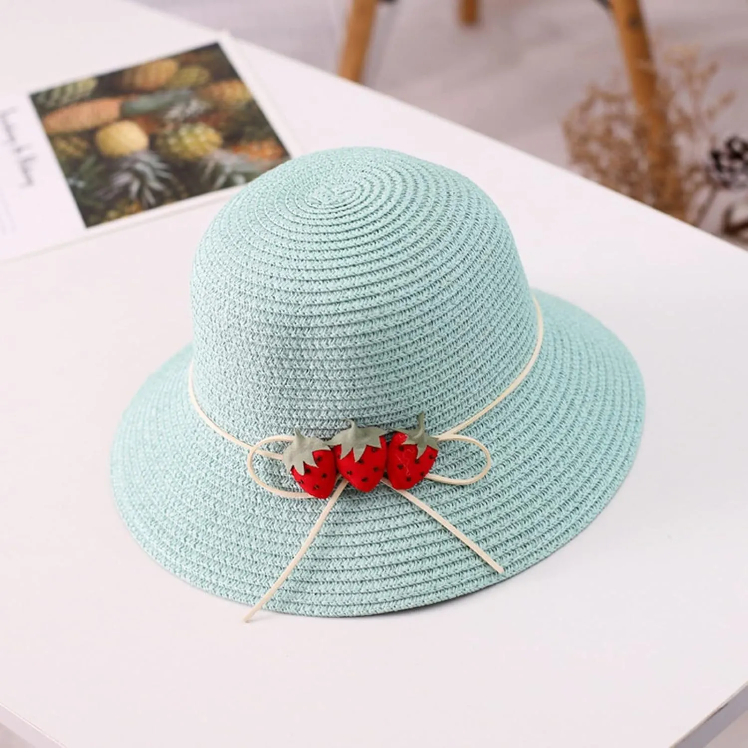 Summer Wide Brim UPF 50  Panama Fedora Foldable Packable Beach Hat Sun Hats for Women for Riding Traveling