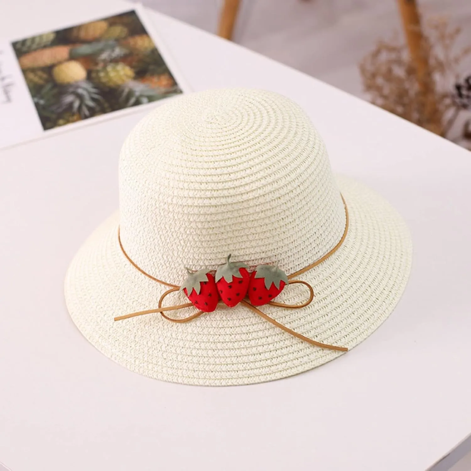 Summer Wide Brim UPF 50  Panama Fedora Foldable Packable Beach Hat Sun Hats for Women for Riding Traveling