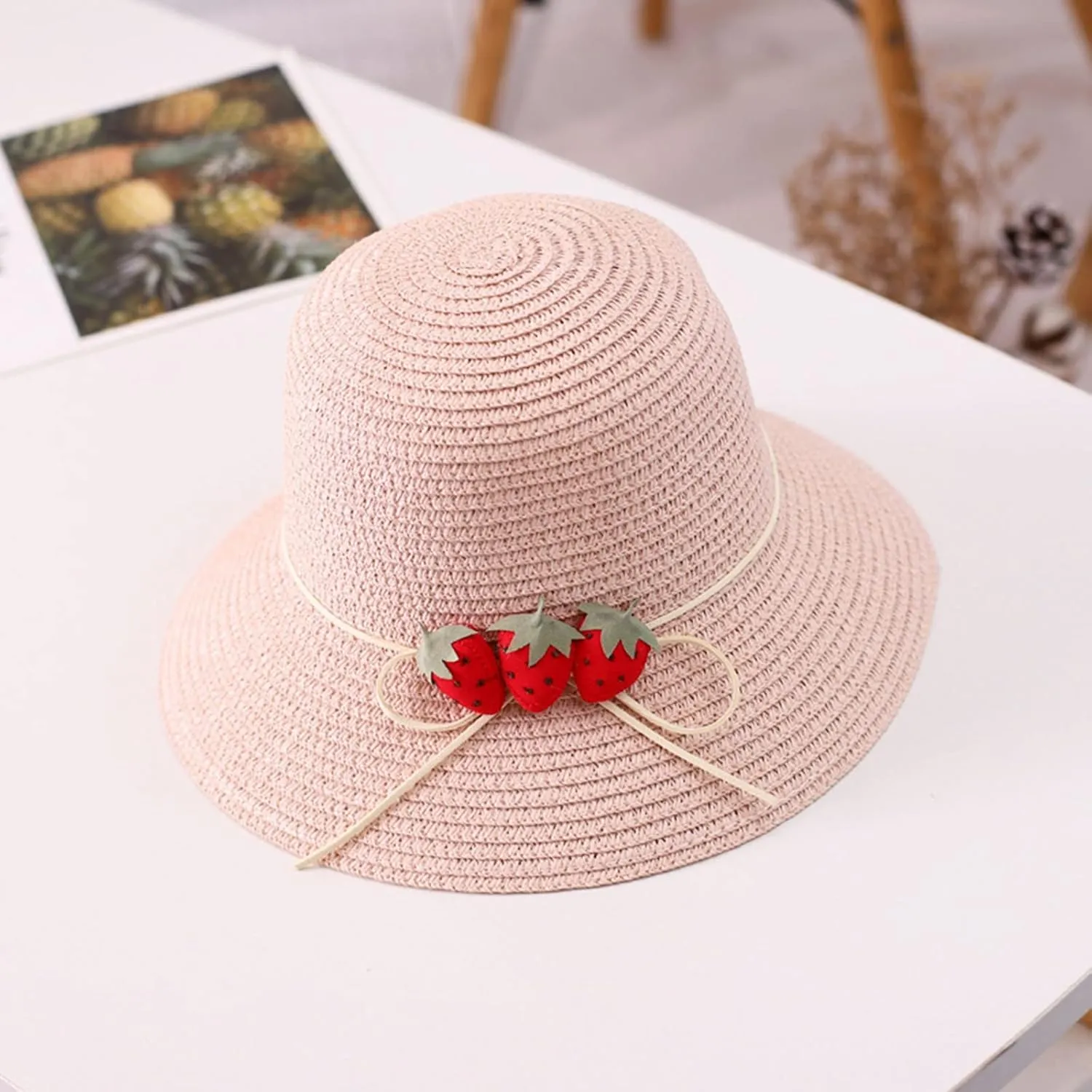 Summer Wide Brim UPF 50  Panama Fedora Foldable Packable Beach Hat Sun Hats for Women for Riding Traveling
