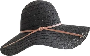 Sun Hats for Women Lightweight Foldable Summer Beach Sun Hat Flower Tea Party Fashionable Wide Brim Bucket Hats