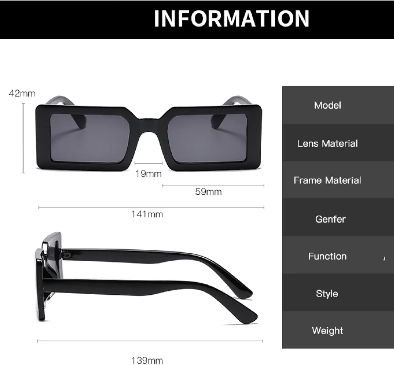 Sunglasses Women Men Trendy Vintage Green Gradient Lens Sun Glasses for Female Eyewear Uv400