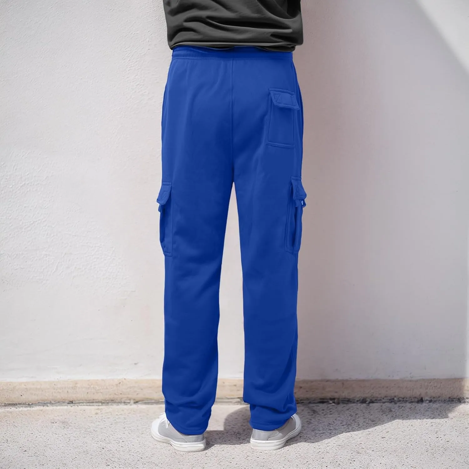 Sweatpants for Men Thickened Pants Cotton Pocket Multi Color Large Sanitary Pants Lightweight Tactical Pant