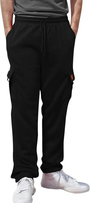 Sweatpants for Men Thickened Pants Cotton Pocket Multi Color Large Sanitary Pants Lightweight Tactical Pant
