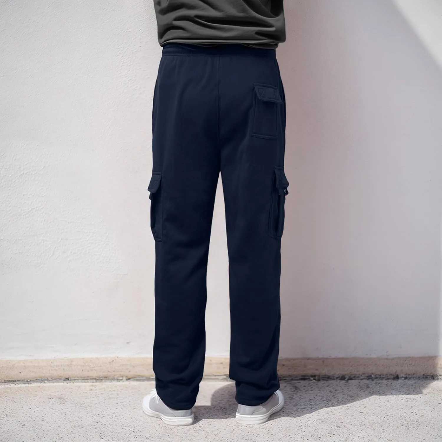 Sweatpants for Men Thickened Pants Cotton Pocket Multi Color Large Sanitary Pants Lightweight Tactical Pant
