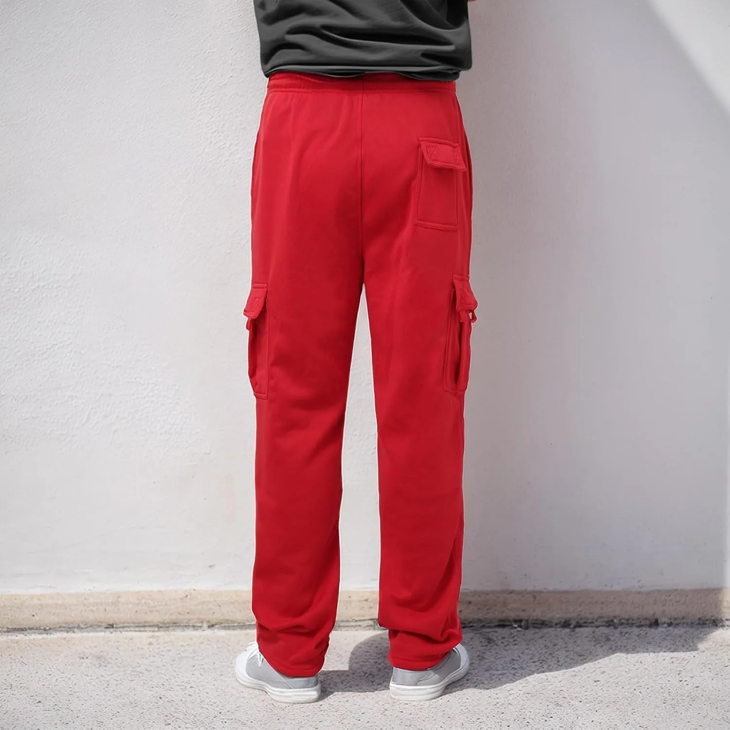 Sweatpants for Men Thickened Pants Cotton Pocket Multi Color Large Sanitary Pants Lightweight Tactical Pant