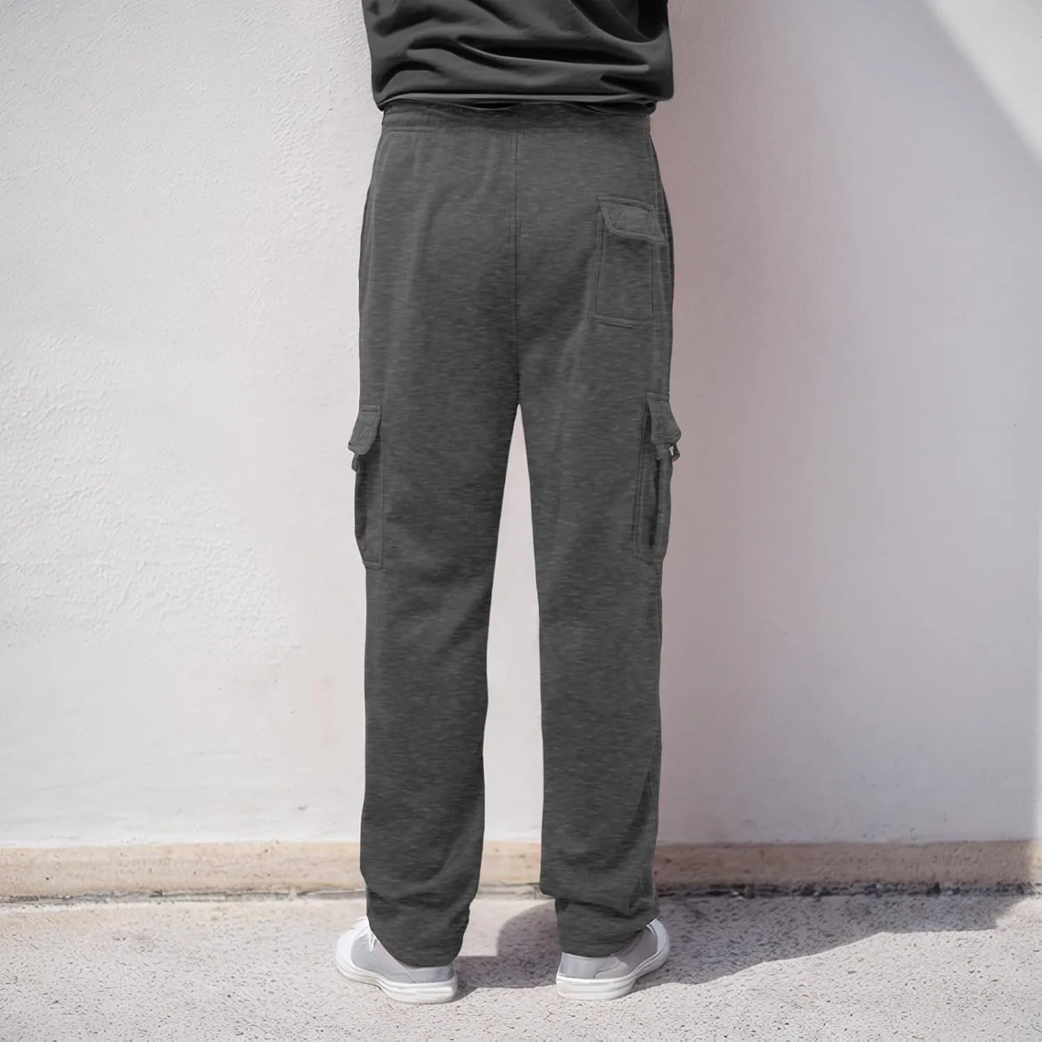 Sweatpants for Men Thickened Pants Cotton Pocket Multi Color Large Sanitary Pants Lightweight Tactical Pant