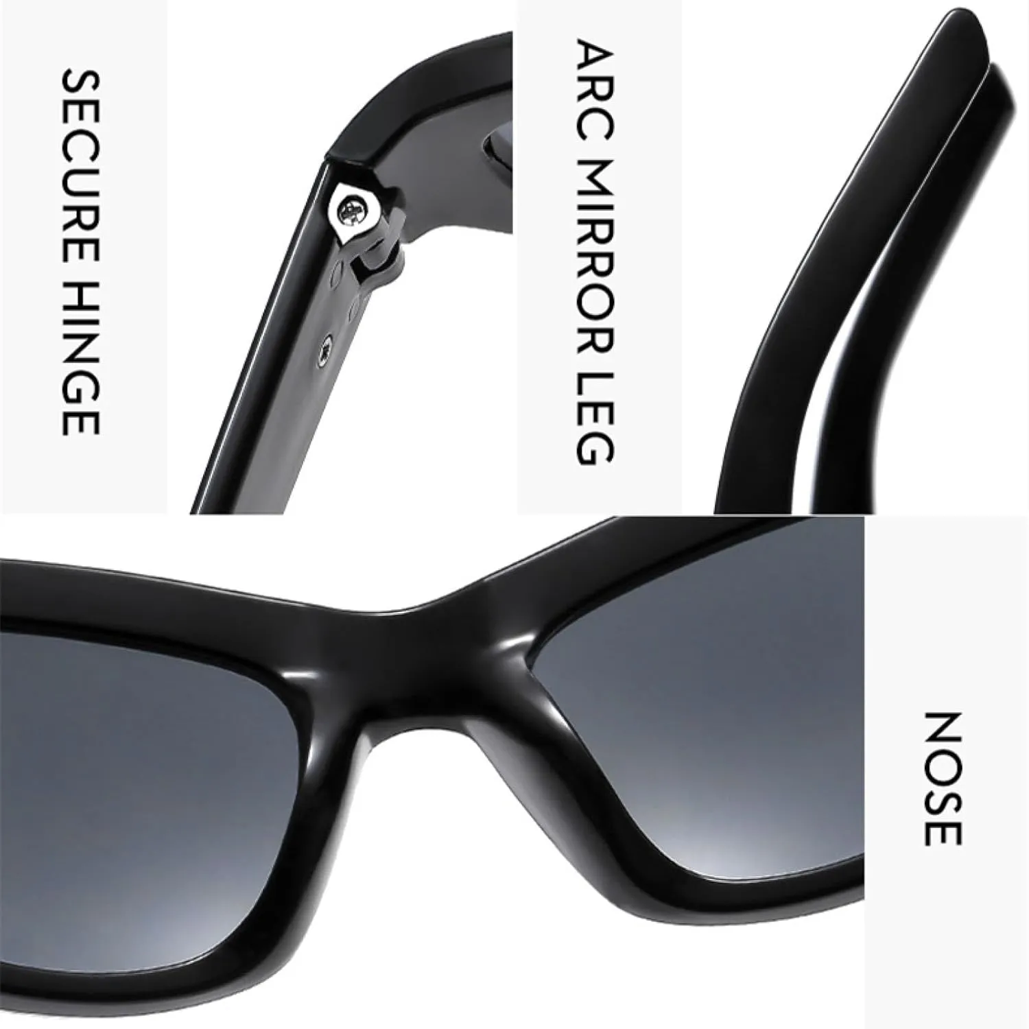 Trend Sunglasses Women Men Fashion Vintage Luxury Punk Outdoors Sports Cycling Sunglasses Uv400