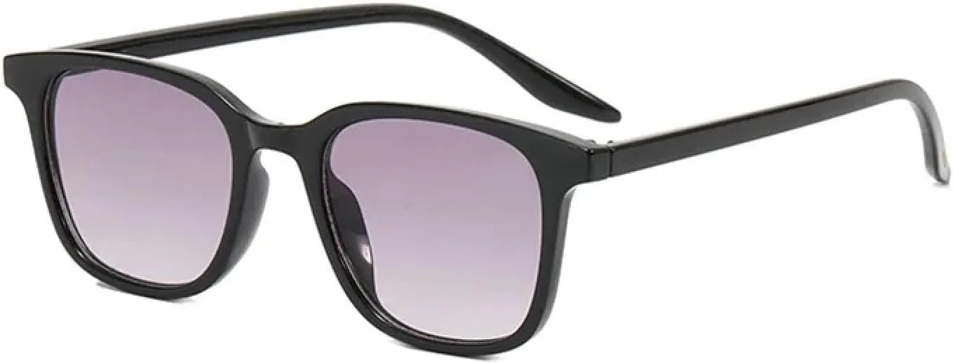 Ultra Light Retro Sunglasses Popular Contrast Color Matte Gradient Shades Uv400