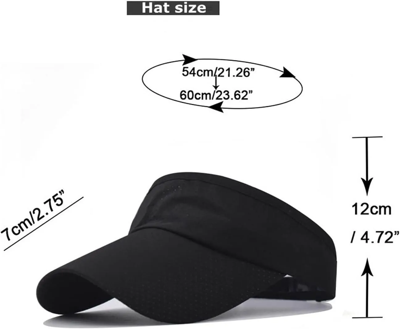Unisex Sports Sun Visor Adjustable UV Protection Sun Hat Cap for Beach Pool Golf Tennis Sun Hats for Women
