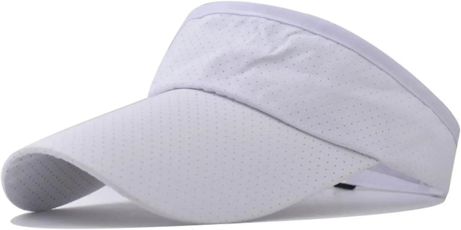 Unisex Sports Sun Visor Adjustable UV Protection Sun Hat Cap for Beach Pool Golf Tennis Sun Hats for Women