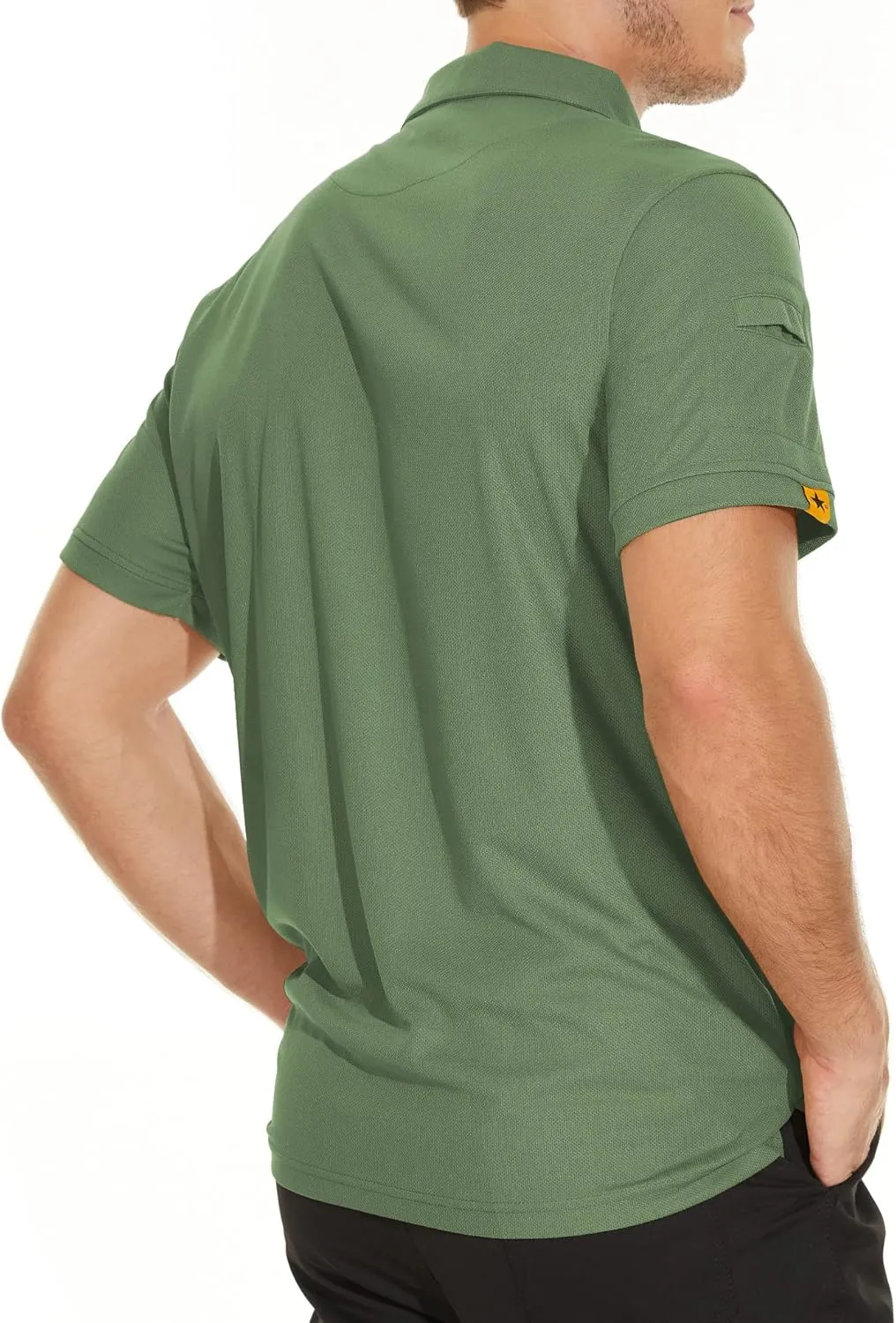 V VALANCH 3 Pack Polo Shirts for Men Short Sleeve Golf Tennis Work Summer Moisture Wicking Shirts