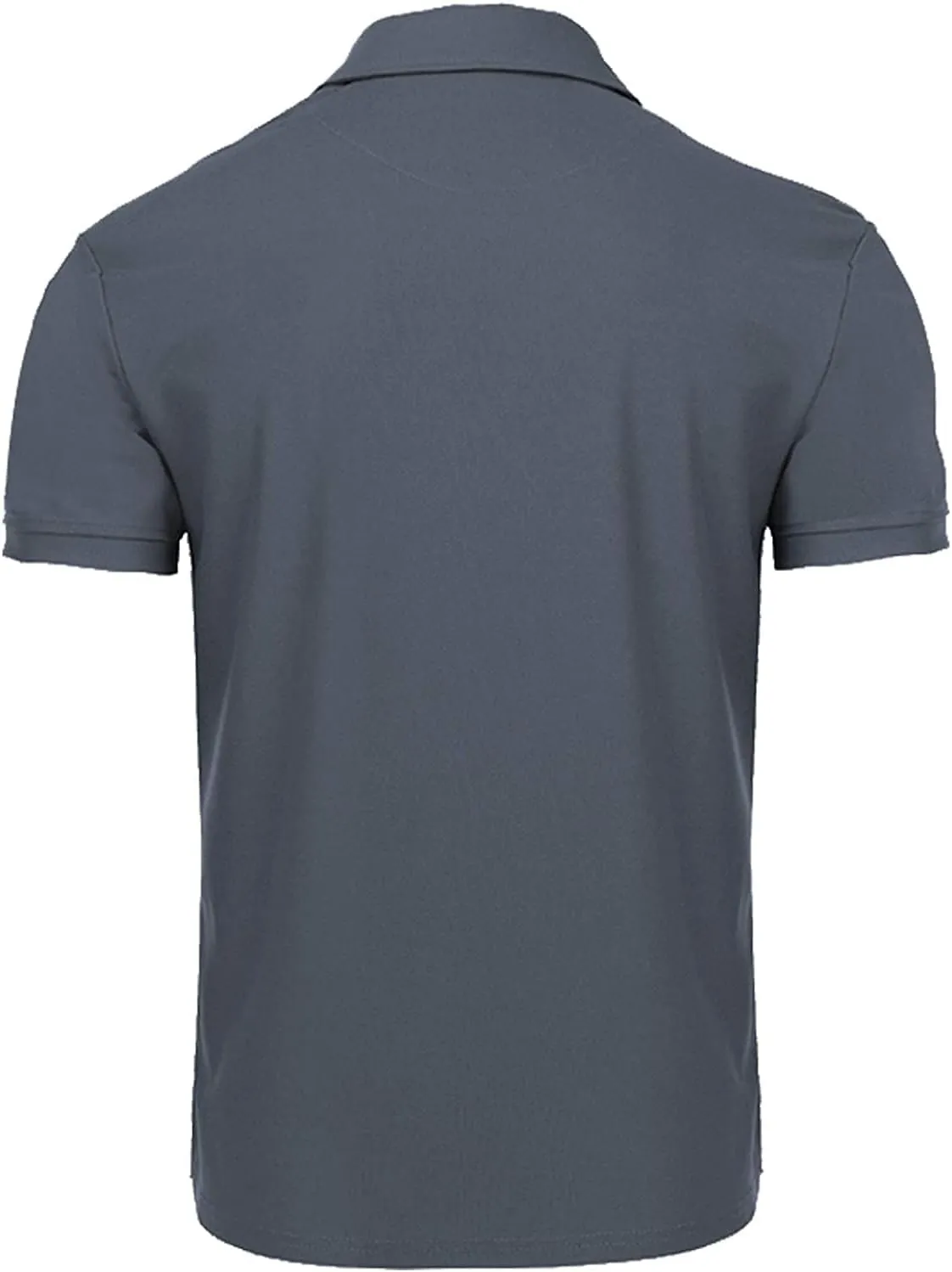 V VALANCH Polo Shirts for Men 2 Pack Golf Shirts Short Sleeve Collared Tennis T-Shirt Work Polos