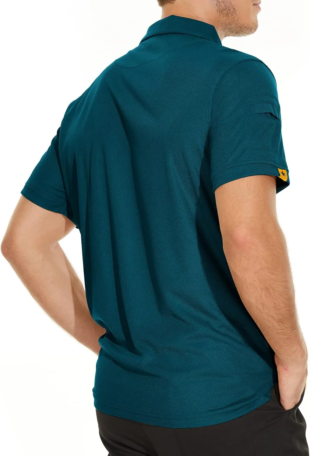 V VALANCH Polo Shirts for Men 2 Pack Golf Shirts Short Sleeve Collared Tennis T-Shirt Work Polos