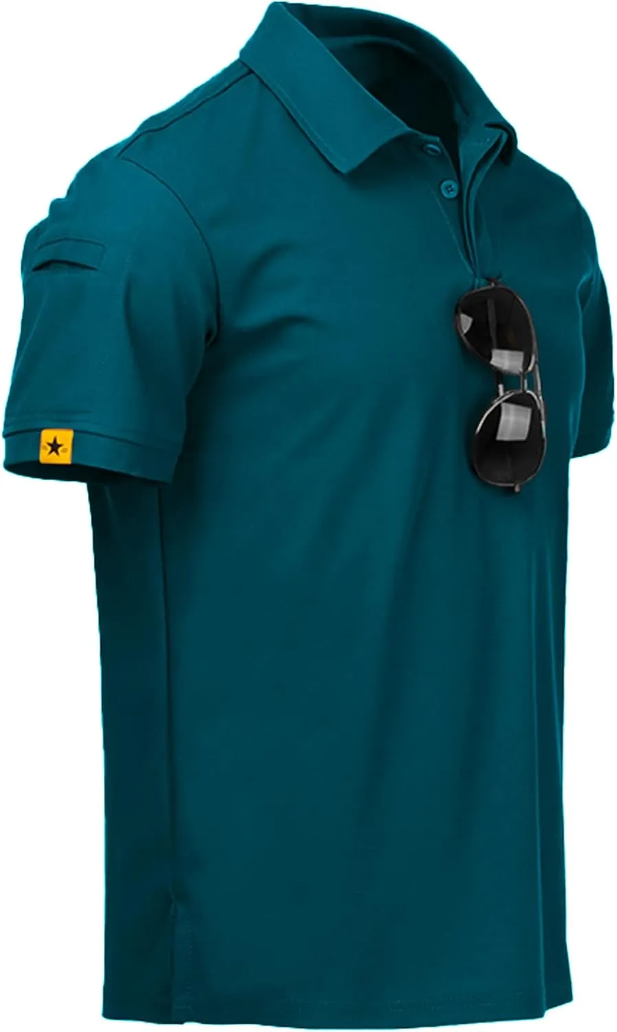 V VALANCH Polo Shirts for Men 2 Pack Golf Shirts Short Sleeve Collared Tennis T-Shirt Work Polos