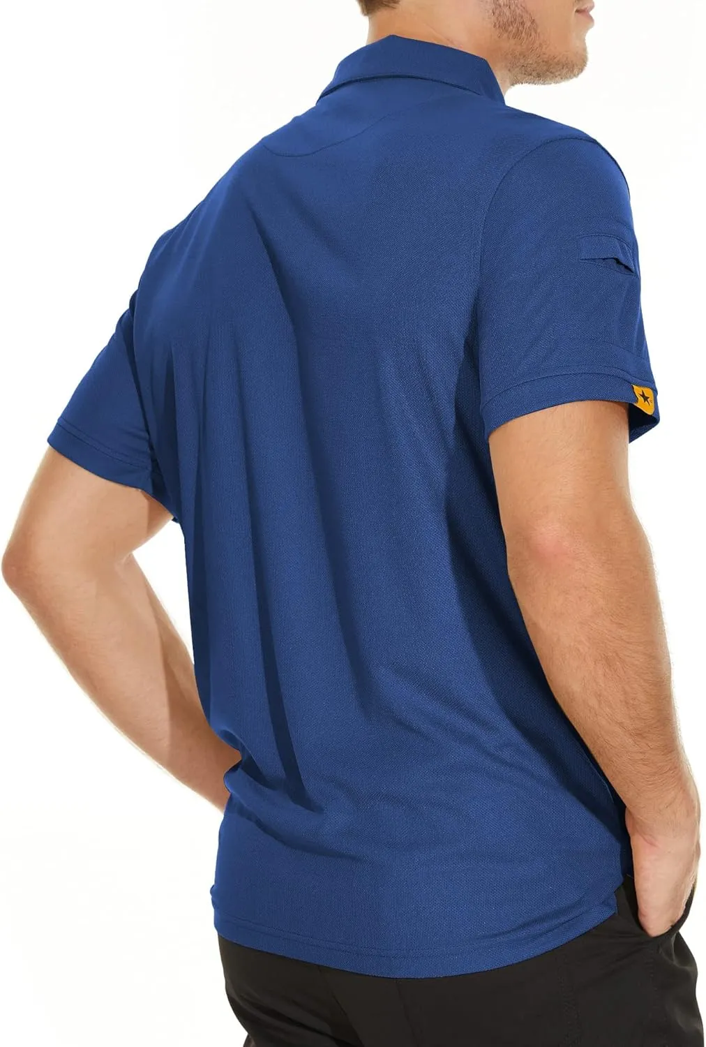V VALANCH Polo Shirts for Men 2 Pack Golf Shirts Short Sleeve Collared Tennis T-Shirt Work Polos
