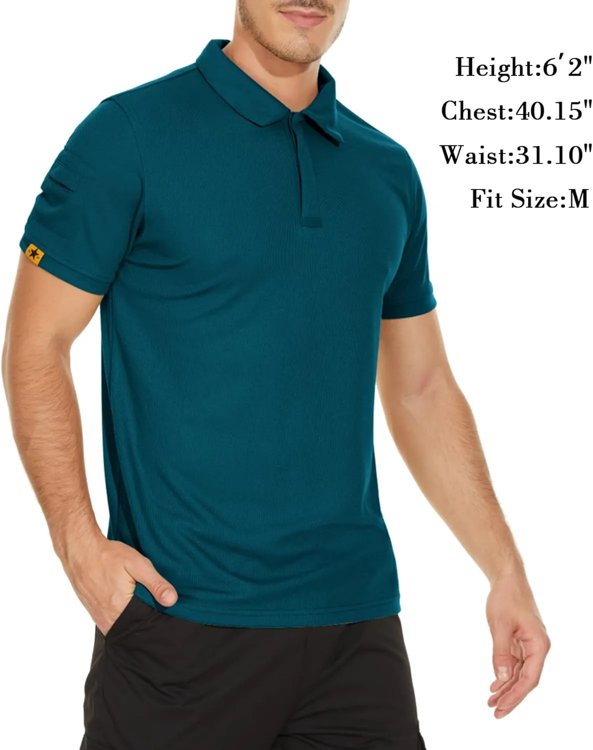 V VALANCH Polo Shirts for Men 2 Pack Golf Shirts Short Sleeve Collared Tennis T-Shirt Work Polos