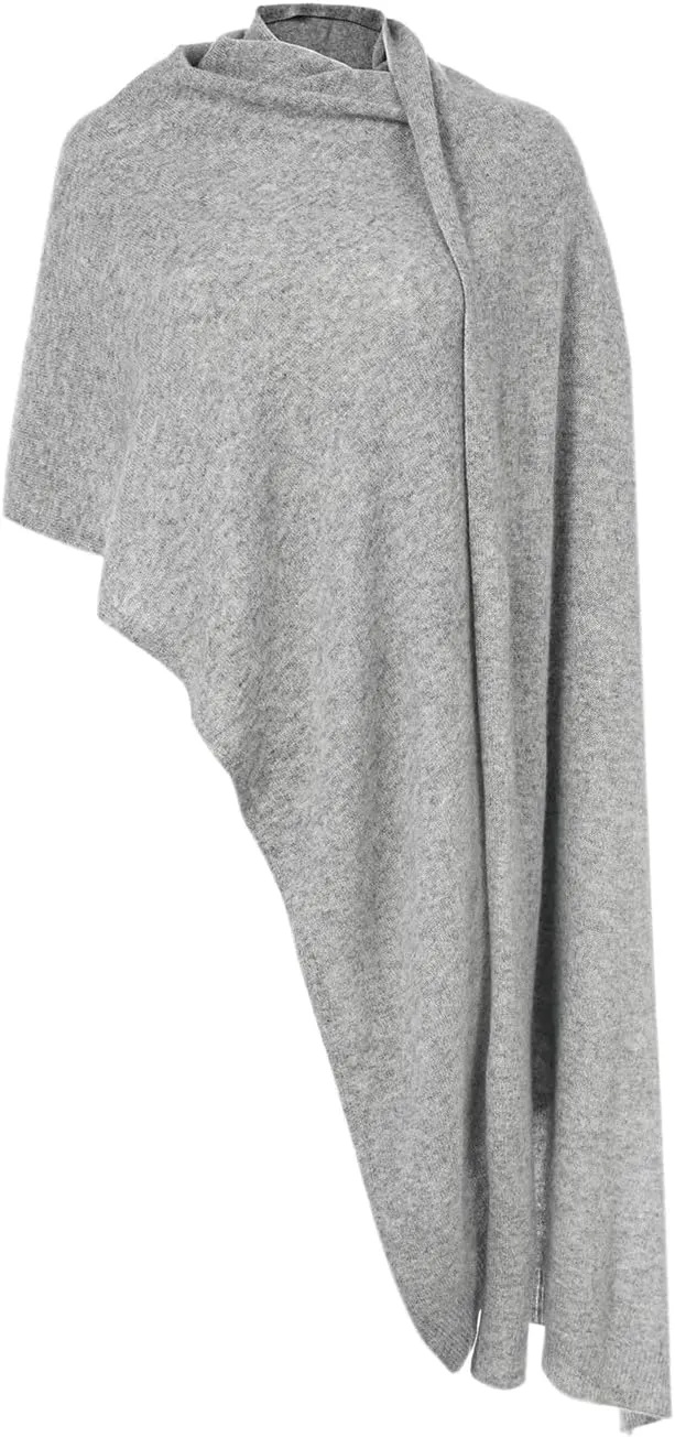 Villand Women's 100% Pure Cashmere Knitted Shawl Wrap - Extra Large Lightweight Pashmina Stole with Gift Box
