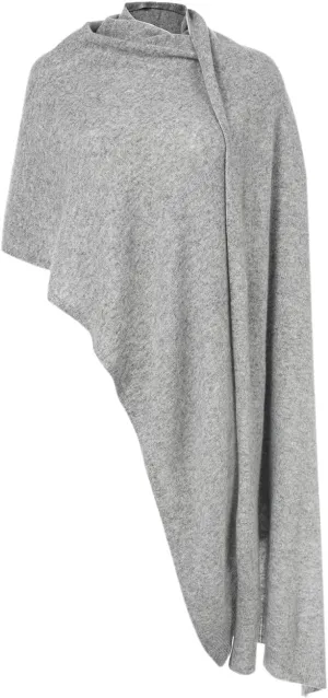 Villand Women's 100% Pure Cashmere Knitted Shawl Wrap - Extra Large Lightweight Pashmina Stole with Gift Box