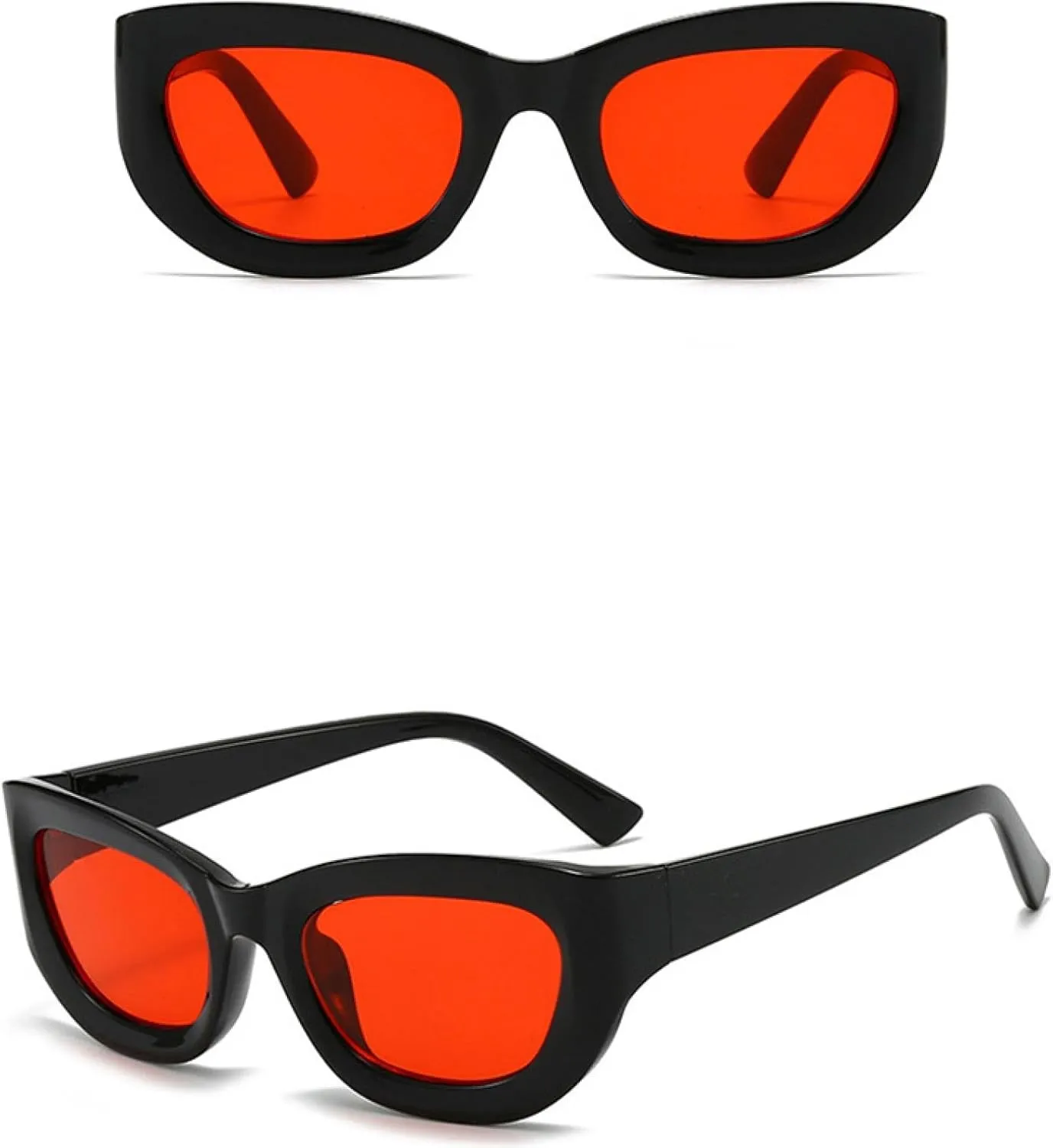 Vintage Cat Eye Sunglasses Women Fashion Eyewear Men Trending Red Green Men Sun Glasses