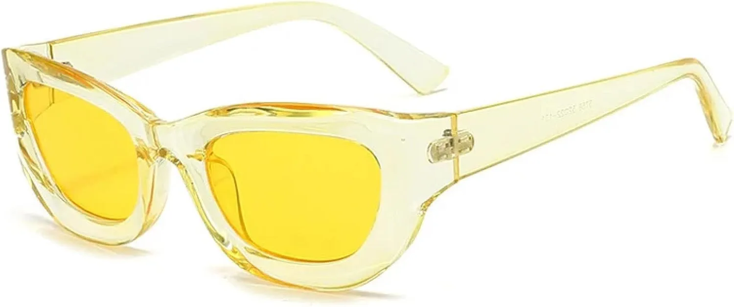 Vintage Cat Eye Sunglasses Women Fashion Eyewear Men Trending Red Green Men Sun Glasses