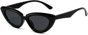 Vintage Cat Eye Sunglasses Women Fashion Olive Green Eyewear Men Trending Gradient Sun Glasses